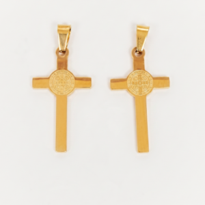 Cruz de San Benito (dorada) 4cm