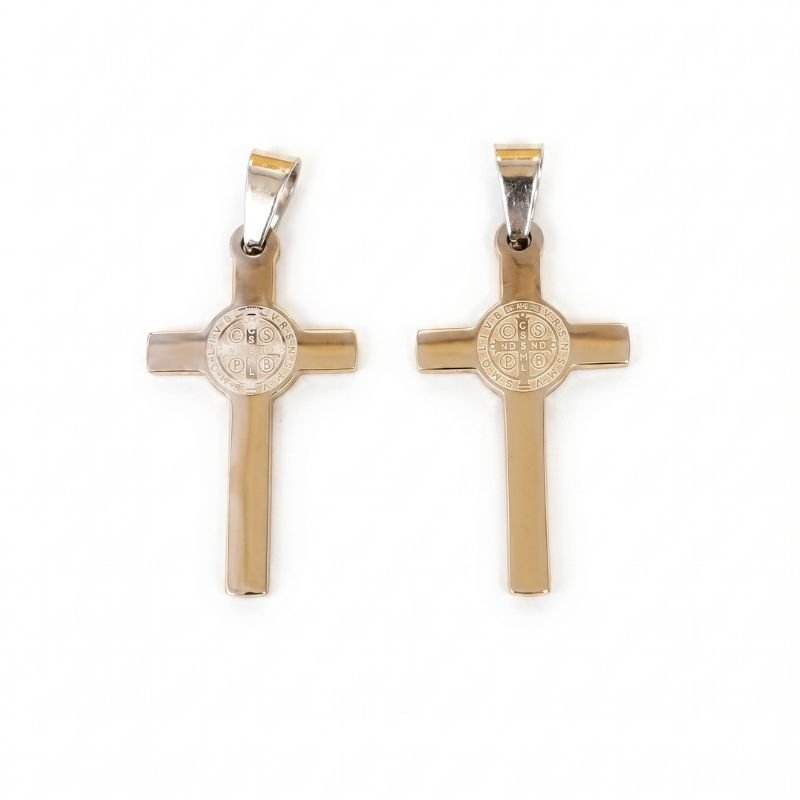 Cruz de San Benito (plateado) 4cm
