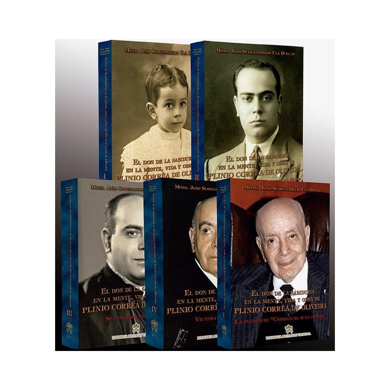 El don de la sabiduría en la mente, vida y obra de Pilinio Correa de Oliveir - Conjunto con Volúmenes I, II, III, IV, V y VI