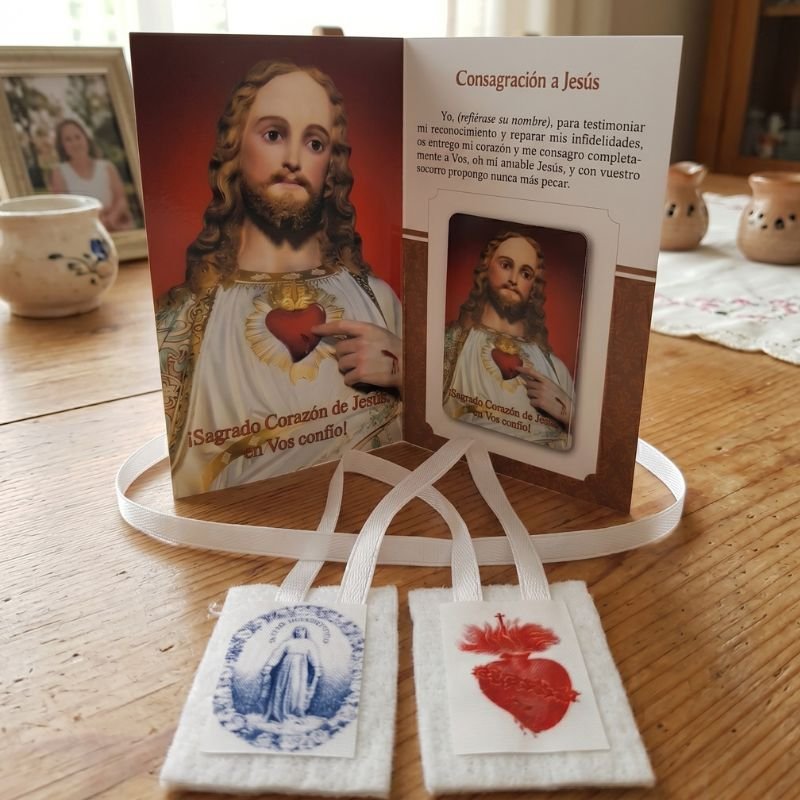 Escapulario Sagrado Corazón de Jesús