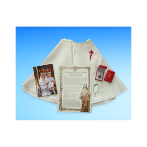 CONJUNTO DE CONSAGRACIÓN 1 - Pergamino, libro, cadena esclava, broche, capa y vela